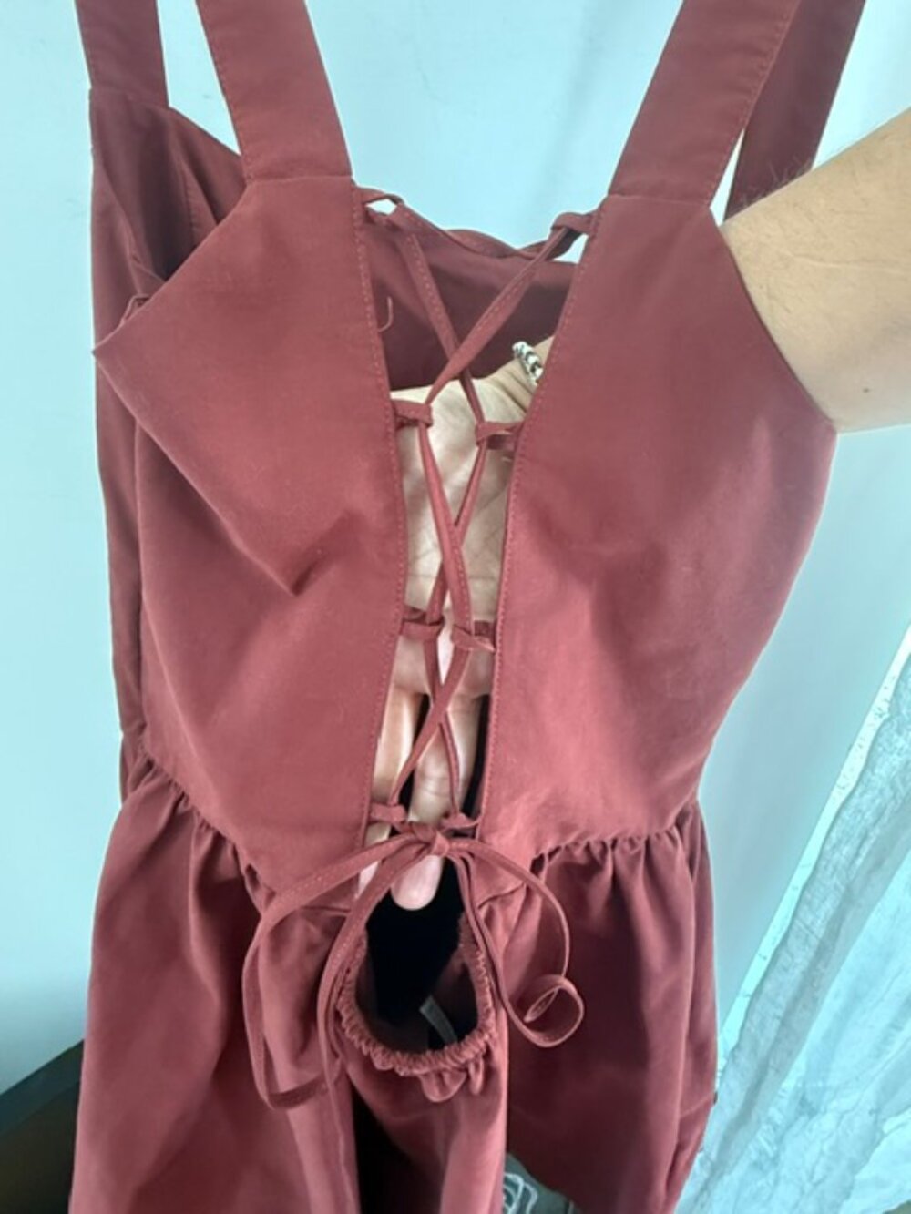 Free People - Lace-Up Dress - XL - Picture 5 of 7